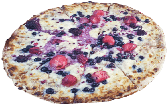 Pizza Dulce de Frutos Rojos